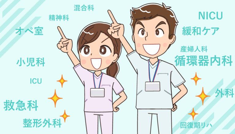 看護師の診療科 適性診断！私は何科に転職することが向いている？