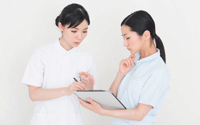 看護助手（介護スタッフ）への指示出し