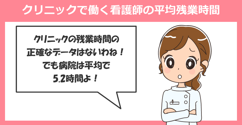 クリニックで働く看護師の平均残業時間とは?