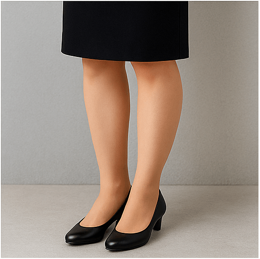 スカートの場合はストッキングを着用する