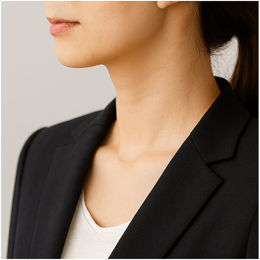 アクセサリーは最小限、基本は外す