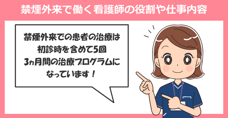 禁煙外来で働く看護師の役割や仕事内容